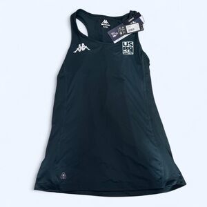 U.S. Snowboard Team - Women’s Green Kappa Workout Tank Top - Medium - Slim Fit